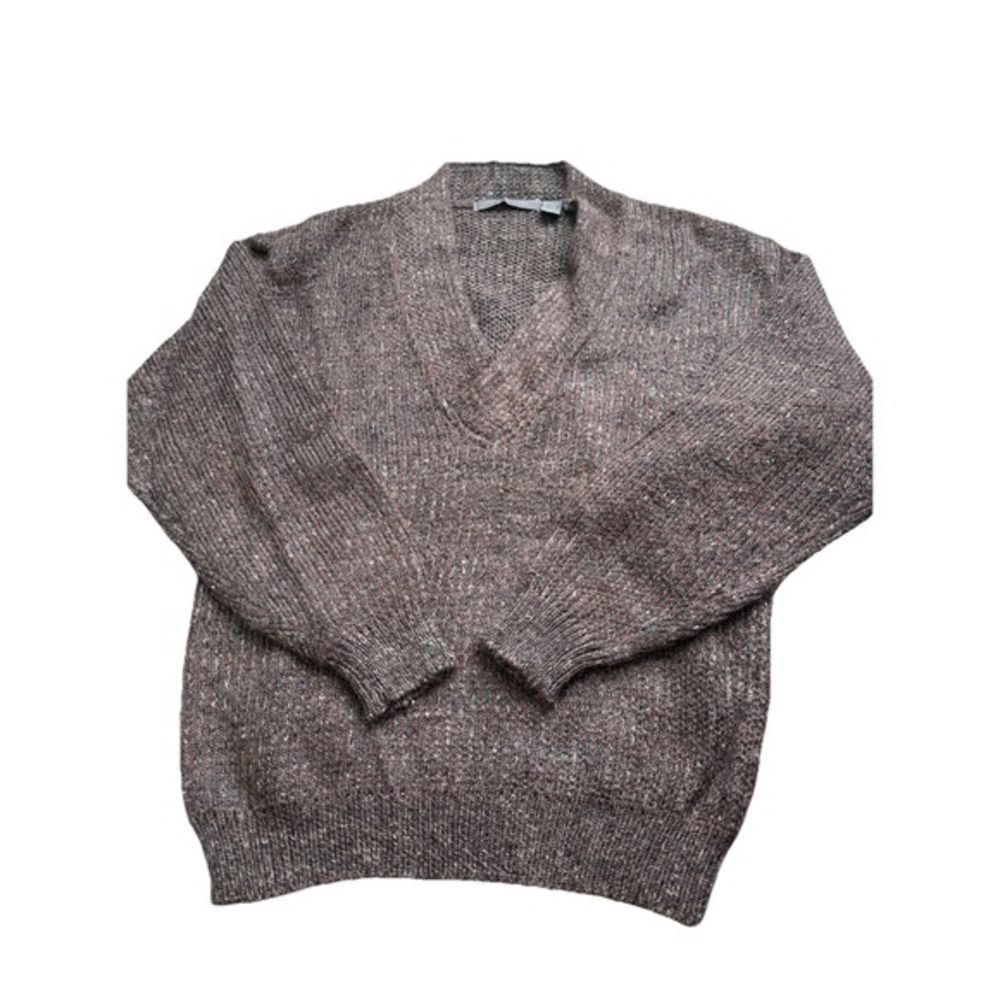 Jhane Barnes Men's‎ Vintage 90's M Knit Sweater, V Neck Wool blend Lightweight